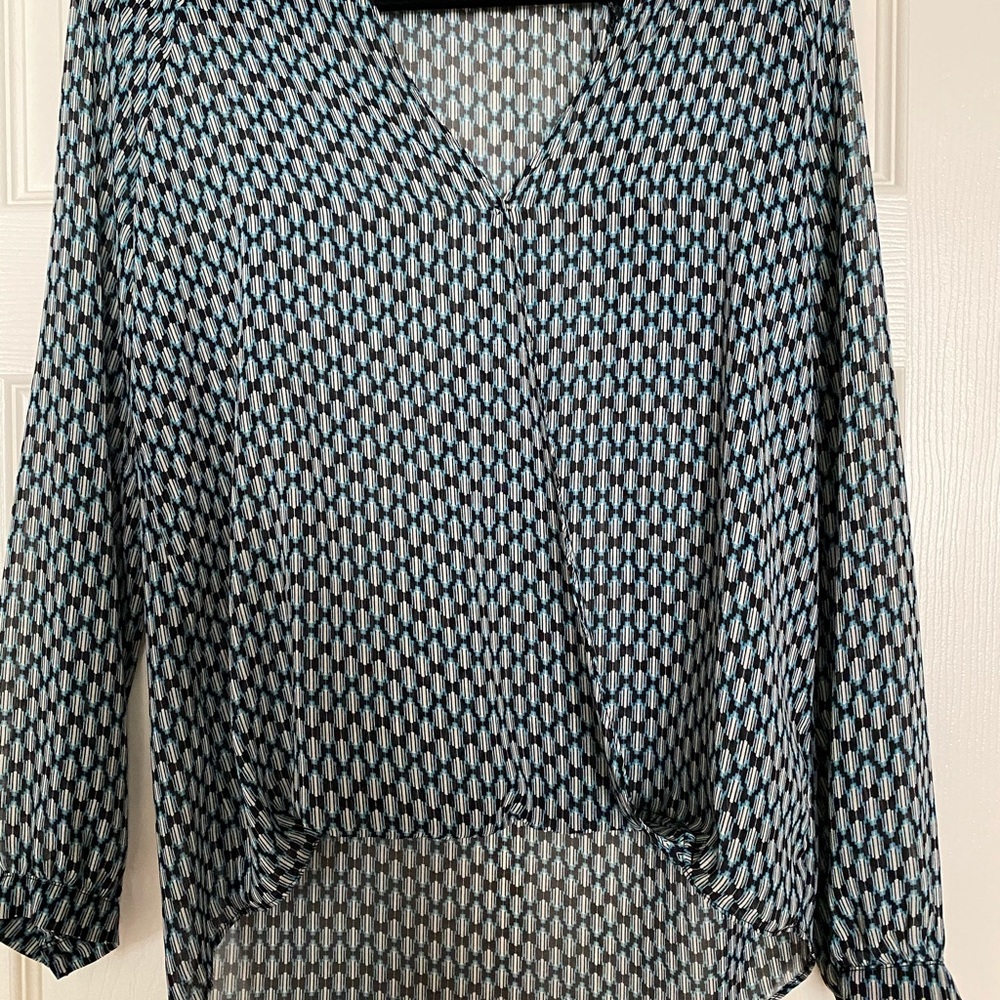 Forever 21 printed blouse
